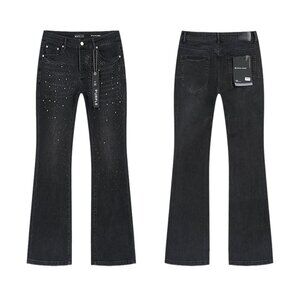 Black Studded Men Jeans